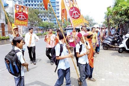 Mumbai: Shiv Sena candidate hires school kids for campaigning