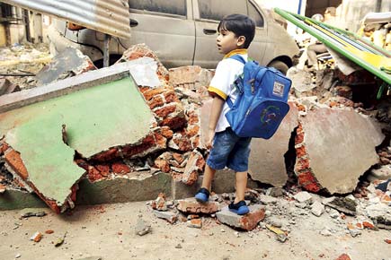 Mumbai: Callous BMC razes wall of pre-school with kids still inside