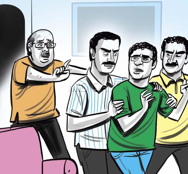 Four men in civil clothes enter the home of Goregaon-based Dr Santosh Rai, and take him away