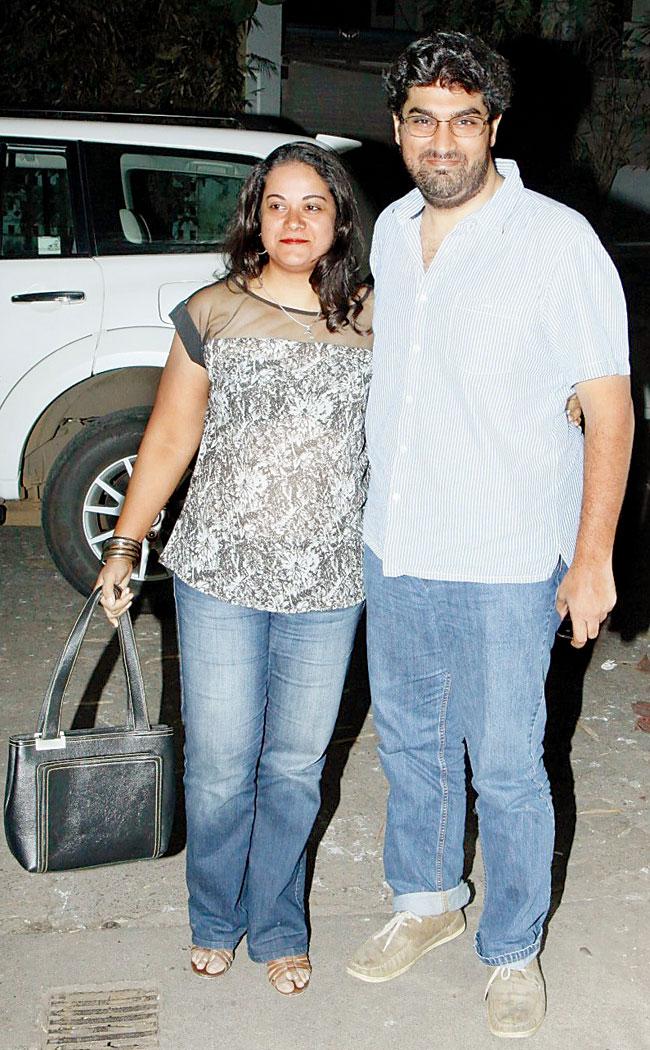 Kunaal Roy Kapur with wife, Shayonti