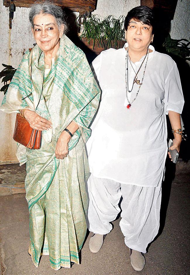 Lalita Lajmi with daughter Kalpana Lajmi