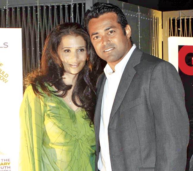 Leander Paes told police he had submitted documents to the court proving that cricketer Atul Sharma (left) had an affair with his former partner Rhea Pillai. File pics