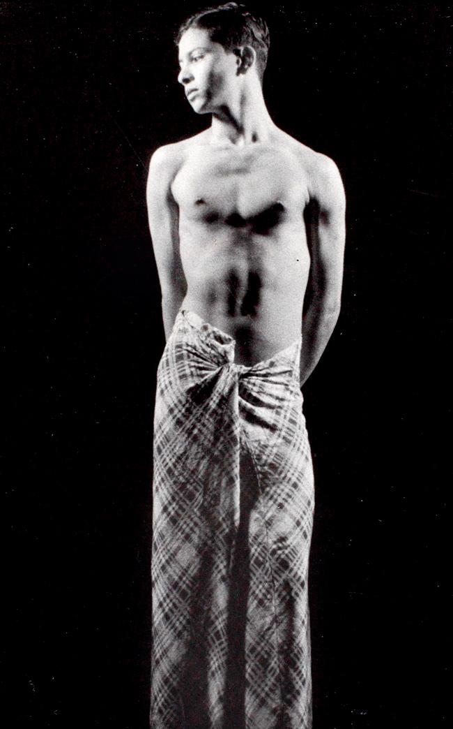 Untitled (Standing figure in Sarong) by Lionel Wendt; Gelatin silver print (c.1934-38) 