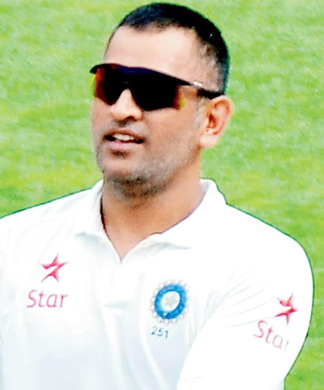 Indian captain Mahendra Singh Dhoni