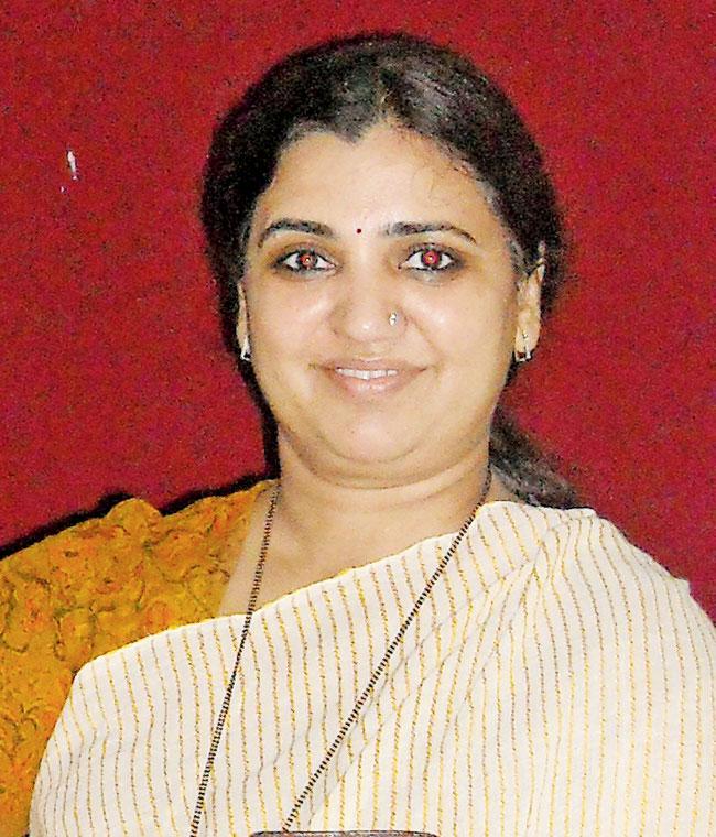 Madhuri Misal, the sitting BJP MLA candidate from Parvati constituency 