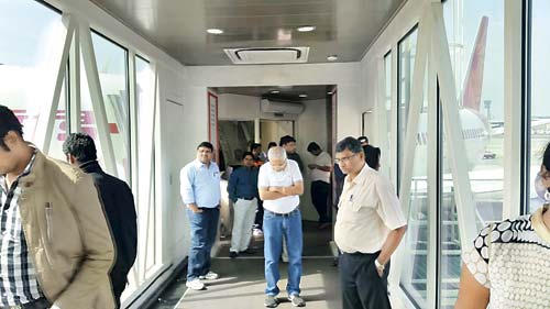 Not only were passengers flying to London delayed as they had to be accommodated in a Delhi-bound flight, but the Mumbai-Delhi-Shanghai flight was also delayed by more than three hours