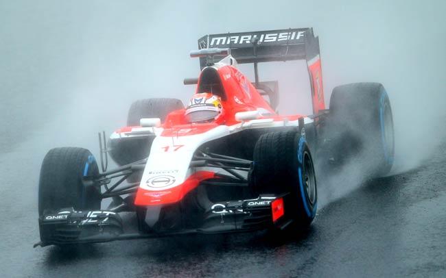 Jules Bianchi of France drives the Marussia. Pic/ Getty Images