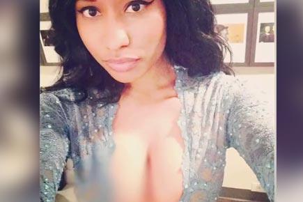 Nicki Minaj uploads a revealing photo on Instagram