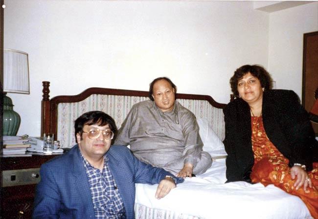 Nusrat Fateh Ali Khan and Laxmi Dhaul