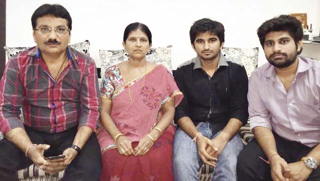 Pankaj Shah (left) and his family feared that the flight carrying Nimesh Mehta and his aunt Sarojben had been hijacked, because Mehta couldn’t be contacted for eight hours