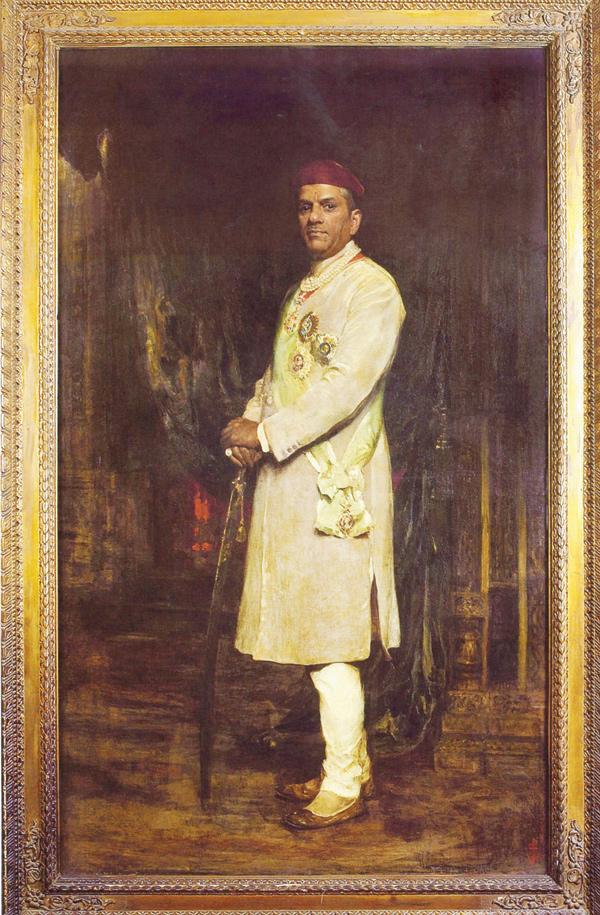 Portrait of Sayaji Rao by Solomon J. Solomon