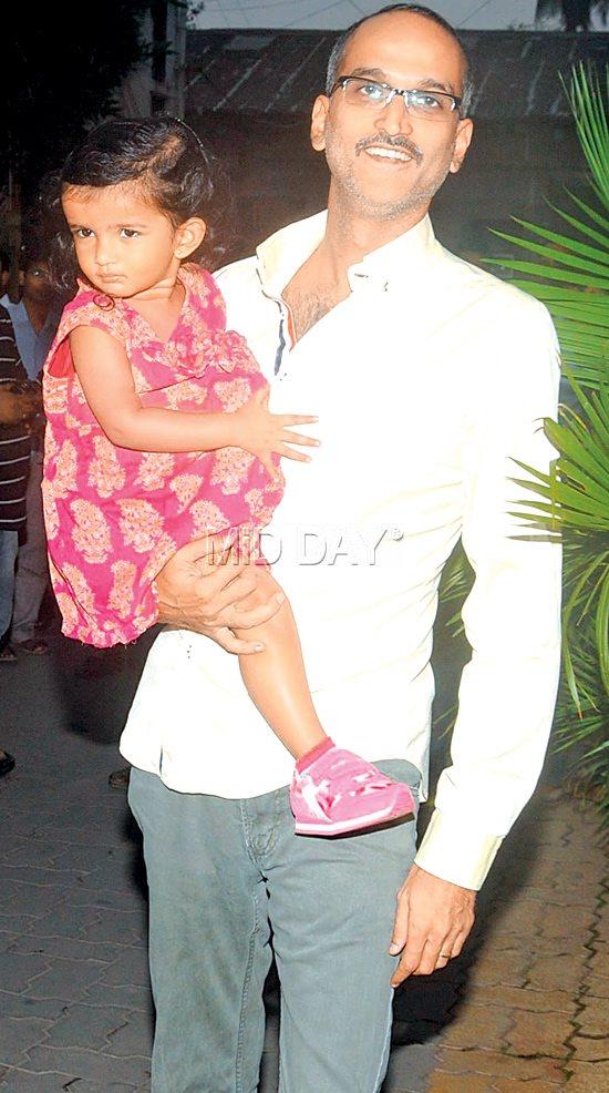Rohan Sippy with daughter Inaya