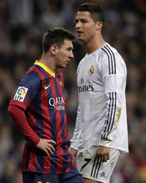 Lionel Messi and Cristiano Ronaldo. Pic/AFP