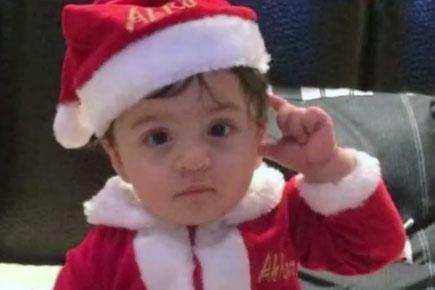 Shah Rukh Khan's son AbRam Khan as Santa Claus