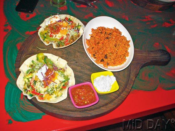 Carne Asada has a smoky flavour and The Tid Bit Chicken is a contemporary version of nachos. Pics/Phorum Dalal
