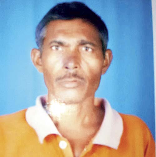 The fisherman Samru Nishad, who is missing