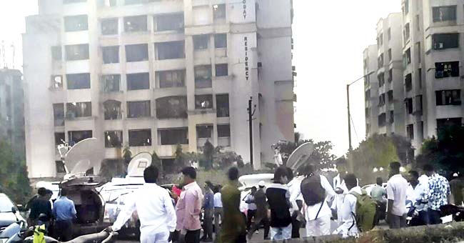 Sarvoday Residency in Kalyan, where Areeb Majeed’s family lives