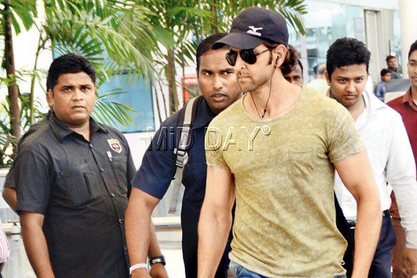 In his complaint, Hrithik Roshan has written that some of his fans send him provocative or nude pictures, which could be misused by the imposter. File pic