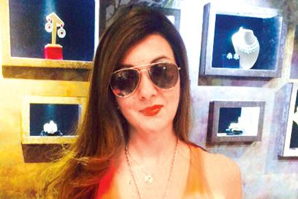 Celebs at a jewellery store's festive preview