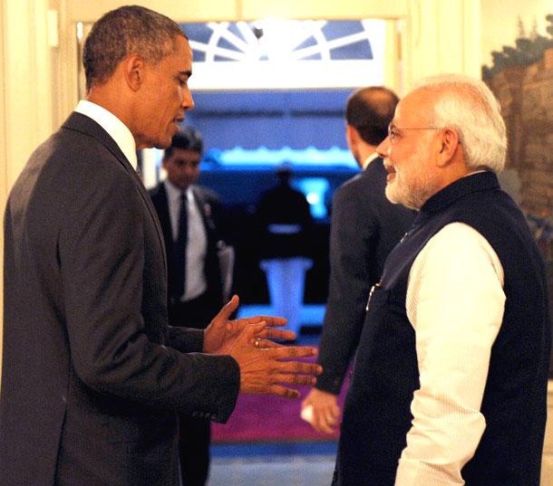 Barack Obama very pleased with Narendra Modi visit
