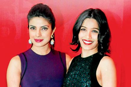Spotted: Priyanka Chopra and Freida Pinto