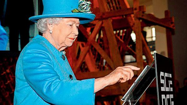 The Queen does not have a personal Twitter account. Pic/AP