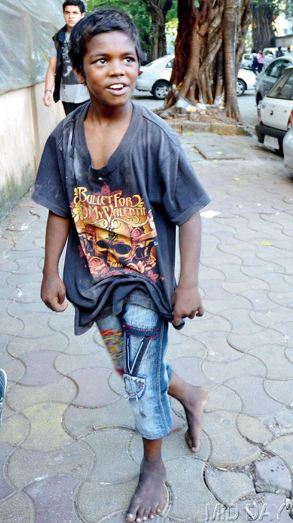 Twelve-year-old Rahul David was denied entry into Satkar Hotel on Friday. Pic/Datta Kumbhar