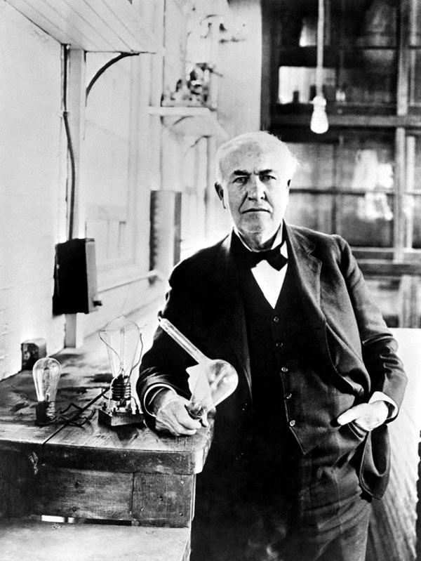Undated file portrait of Thomas Edison