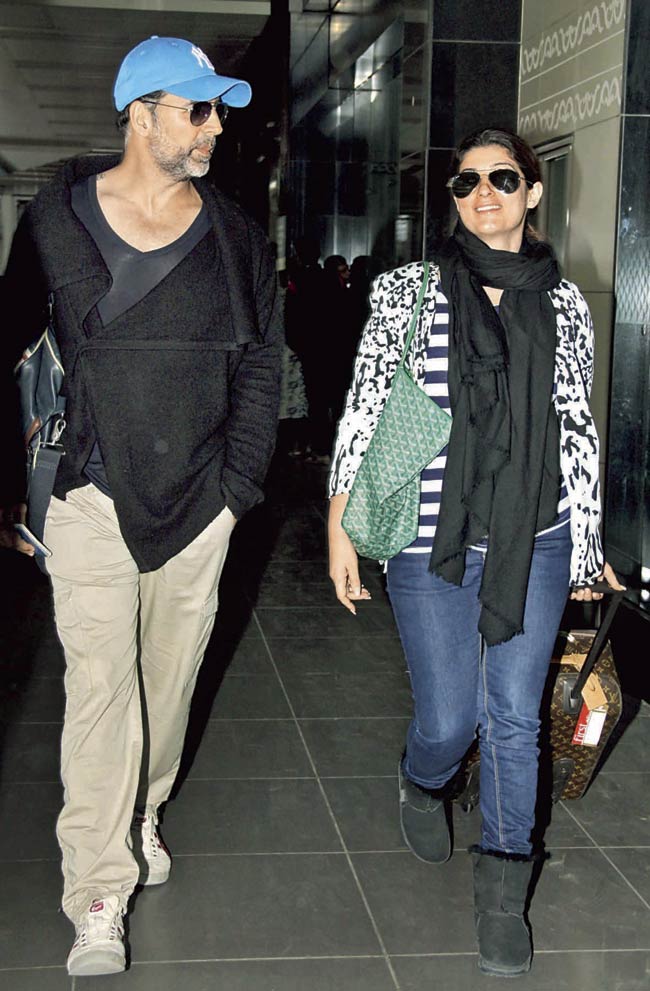 Twinkle Khanna with Akshay Kumar