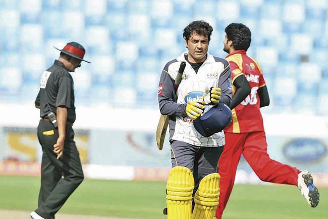 Bobby Deol played a celebrity cricket match in Dubai on Saturday