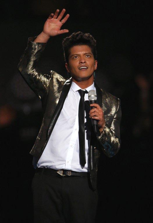 Bruno Mars at Super Bowl