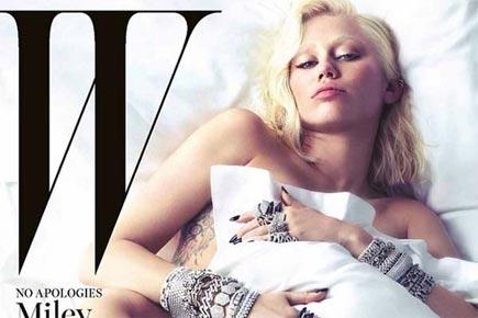 Miley Cyrus bares it all for a fashion magazine