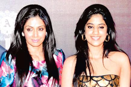 Sridevi and her daughter Jahnvi on a shopping spree
