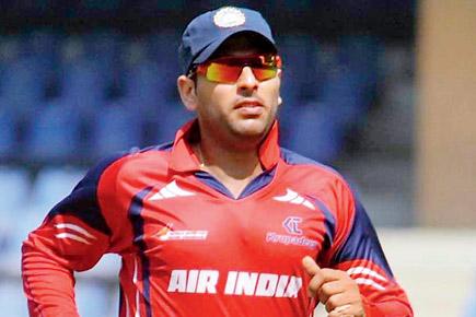 Yuvraj Singh celebrates IPL price with ton for Air India in BCCI Corporate Trophy