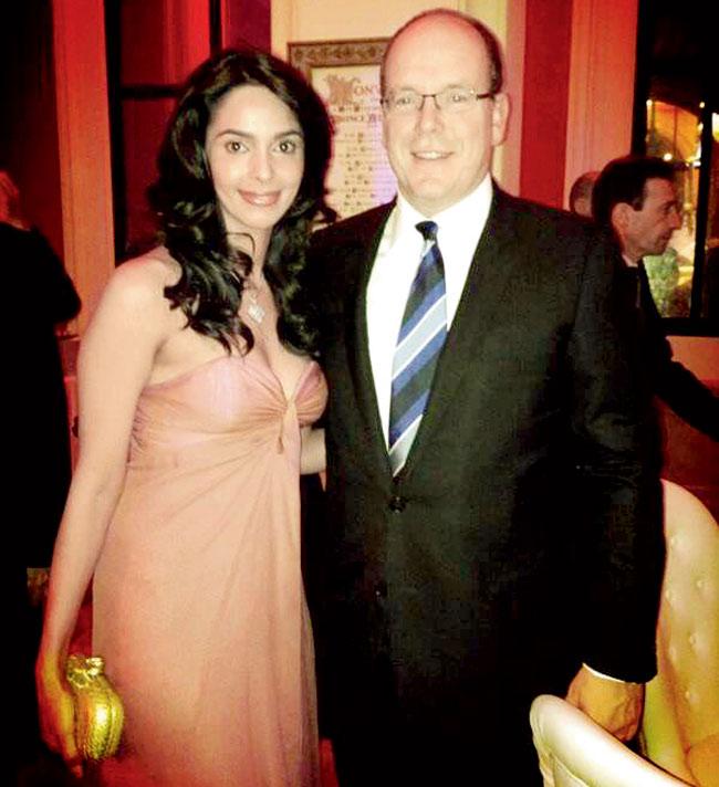 With His Royal Highness Prince Albert of Monaco in May last year