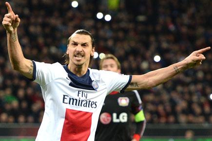 CL: Ibrahimovic double puts PSG on verge of quarters