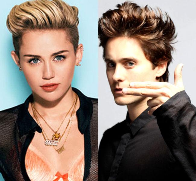 Miley Cyrus and Jared Leto