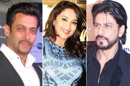 Madhuri Dixit praises Shah Rukh, Salman for their devotion to work