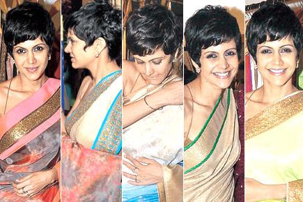 Mandira changes 5 saris in 4 hours!