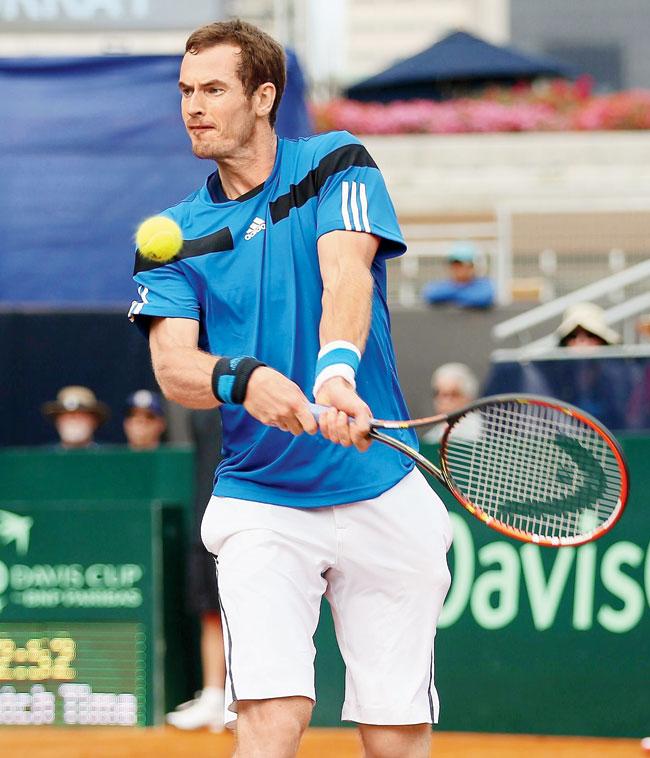 Briton Andy Murray returns to USA