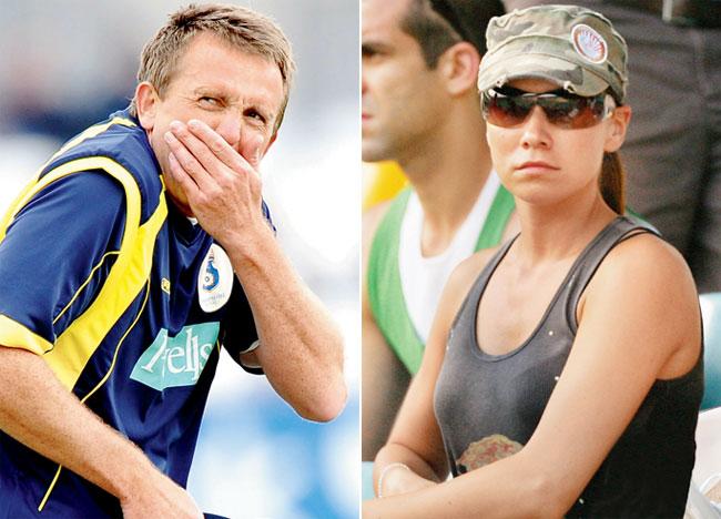 Dominic Cork and Jessica Taylor