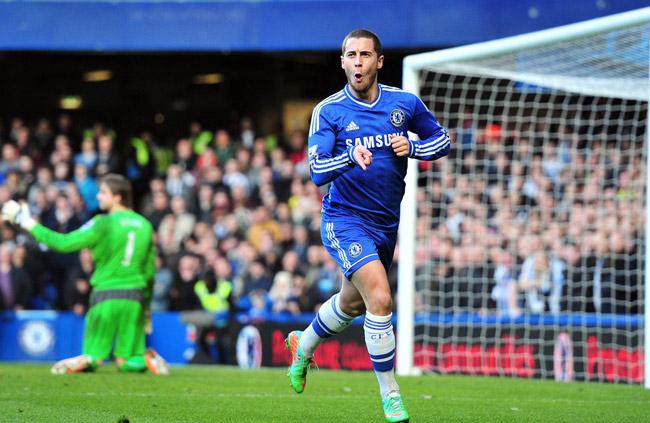 Eden Hazard. Pic/AFP