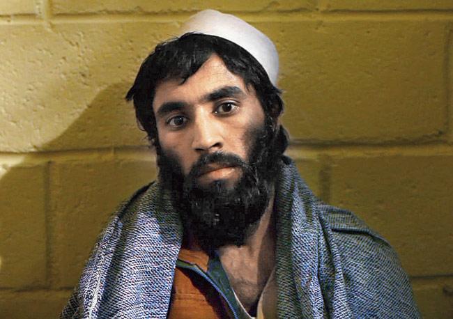 Portrait of a detainee in Bagram prison