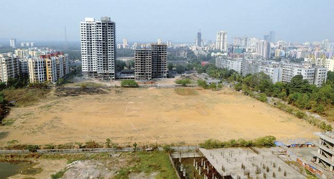 The 13-acre plot on one side of Eksar Road in Borivli (West), where the BMC will develop a sports complex