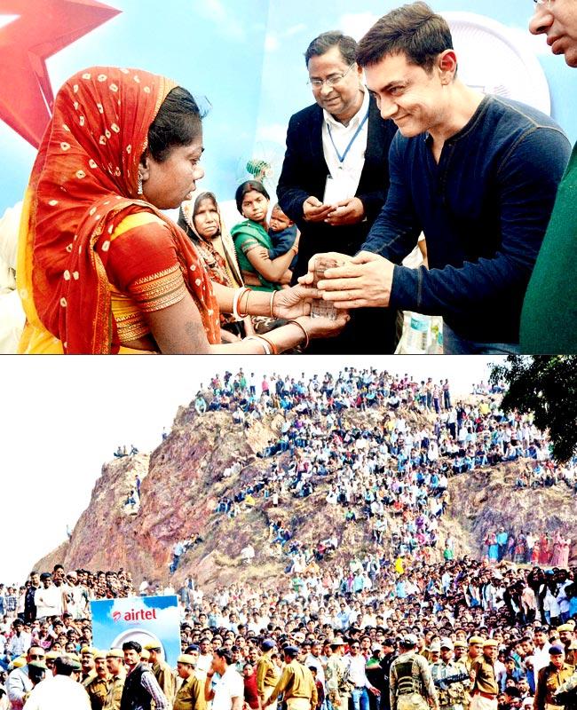 Aamir Khan visited Gahlaur village in Bihar