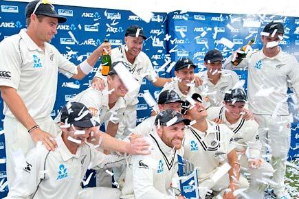 Brendon McCullum makes history as NZ draw second Test vs India
