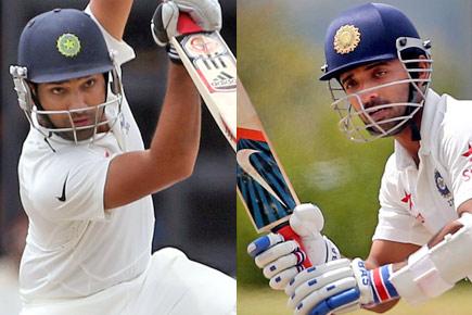 Rohit, Rahane score fifties as India's practice Test ends in draw