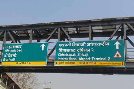 MiD DAY IMPACT: Sahar Elevated road gets signboards