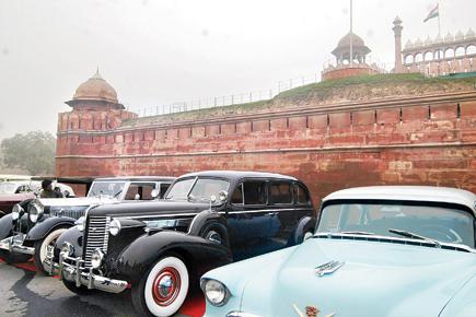 Vintage car rally held for differently-abled children