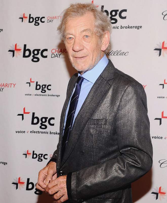 Sir Ian McKellen. Pic/AFP